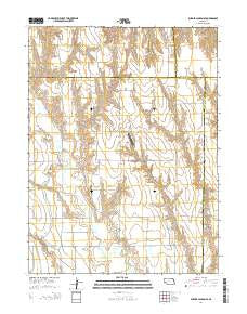 Burger Canyon SE Nebraska Current topographic map, 1:24000 scale, 7.5 X 7.5 Minute, Year 2014
