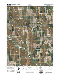 Burger Canyon West Nebraska Historical topographic map, 1:24000 scale, 7.5 X 7.5 Minute, Year 2011