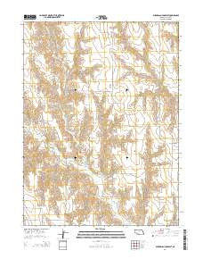 Burger Canyon West Nebraska Current topographic map, 1:24000 scale, 7.5 X 7.5 Minute, Year 2014