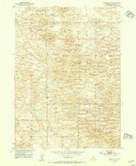 Burwell NE Nebraska Historical topographic map, 1:24000 scale, 7.5 X 7.5 Minute, Year 1952