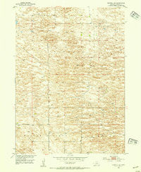Burwell NE Nebraska Historical topographic map, 1:24000 scale, 7.5 X 7.5 Minute, Year 1952