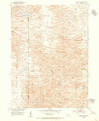 Burwell NW Nebraska Historical topographic map, 1:24000 scale, 7.5 X 7.5 Minute, Year 1952