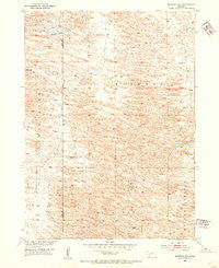 Burwell NW Nebraska Historical topographic map, 1:24000 scale, 7.5 X 7.5 Minute, Year 1952