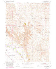 Burwell SE Nebraska Historical topographic map, 1:24000 scale, 7.5 X 7.5 Minute, Year 1952