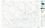 Burwell Nebraska Historical topographic map, 1:100000 scale, 30 X 60 Minute, Year 1985