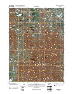 Burwell NW Nebraska Historical topographic map, 1:24000 scale, 7.5 X 7.5 Minute, Year 2011