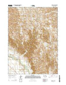 Burwell SE Nebraska Current topographic map, 1:24000 scale, 7.5 X 7.5 Minute, Year 2014