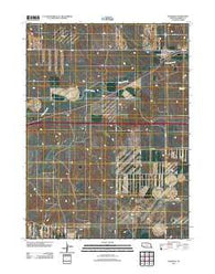 Bushnell Nebraska Historical topographic map, 1:24000 scale, 7.5 X 7.5 Minute, Year 2011