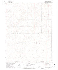 Bushnell SE Nebraska Historical topographic map, 1:24000 scale, 7.5 X 7.5 Minute, Year 1972