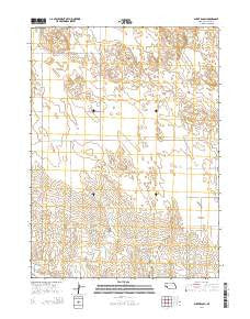 Buske Ranch Nebraska Current topographic map, 1:24000 scale, 7.5 X 7.5 Minute, Year 2014
