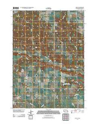 Butte Nebraska Historical topographic map, 1:24000 scale, 7.5 X 7.5 Minute, Year 2011