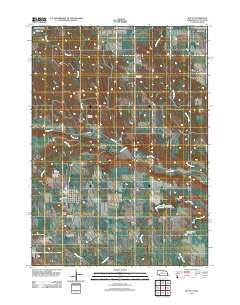 Butte Nebraska Historical topographic map, 1:24000 scale, 7.5 X 7.5 Minute, Year 2011