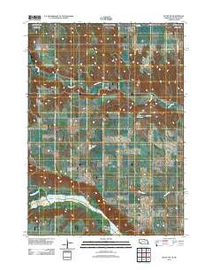 Butte NW Nebraska Historical topographic map, 1:24000 scale, 7.5 X 7.5 Minute, Year 2011
