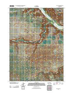 Butte SW Nebraska Historical topographic map, 1:24000 scale, 7.5 X 7.5 Minute, Year 2011