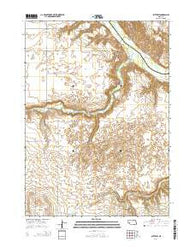 Butte SW Nebraska Current topographic map, 1:24000 scale, 7.5 X 7.5 Minute, Year 2014