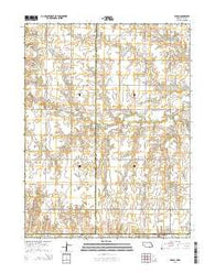 Byron Nebraska Current topographic map, 1:24000 scale, 7.5 X 7.5 Minute, Year 2014
