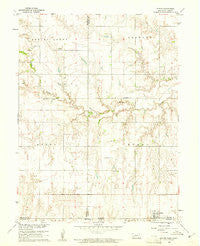 Byron Nebraska Historical topographic map, 1:24000 scale, 7.5 X 7.5 Minute, Year 1960
