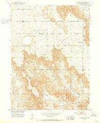 Callaway NW Nebraska Historical topographic map, 1:24000 scale, 7.5 X 7.5 Minute, Year 1951