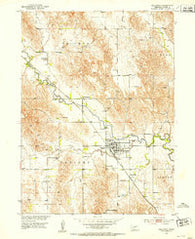 Callaway Nebraska Historical topographic map, 1:24000 scale, 7.5 X 7.5 Minute, Year 1951