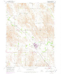 Callaway Nebraska Historical topographic map, 1:24000 scale, 7.5 X 7.5 Minute, Year 1951