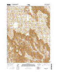 Callaway NW Nebraska Current topographic map, 1:24000 scale, 7.5 X 7.5 Minute, Year 2014