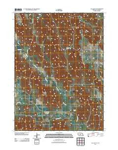 Callaway SE Nebraska Historical topographic map, 1:24000 scale, 7.5 X 7.5 Minute, Year 2011