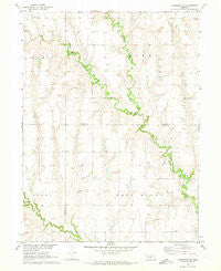 Cambridge NE Nebraska Historical topographic map, 1:24000 scale, 7.5 X 7.5 Minute, Year 1970