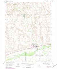 Cambridge Nebraska Historical topographic map, 1:24000 scale, 7.5 X 7.5 Minute, Year 1956