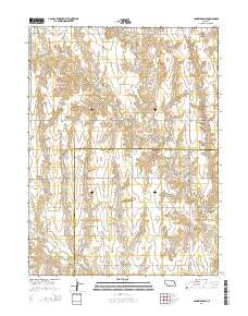 Cambridge NE Nebraska Current topographic map, 1:24000 scale, 7.5 X 7.5 Minute, Year 2014