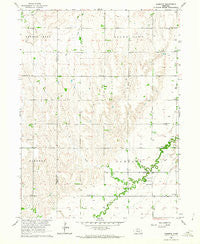Cameron Nebraska Historical topographic map, 1:24000 scale, 7.5 X 7.5 Minute, Year 1962