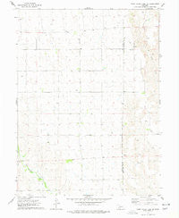 Camp Hayes Lake SE Nebraska Historical topographic map, 1:24000 scale, 7.5 X 7.5 Minute, Year 1973
