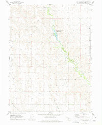Camp Hayes Lake Nebraska Historical topographic map, 1:24000 scale, 7.5 X 7.5 Minute, Year 1974