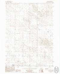 Camp Lake Nebraska Historical topographic map, 1:24000 scale, 7.5 X 7.5 Minute, Year 1986