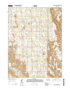Camp Hayes Lake SE Nebraska Current topographic map, 1:24000 scale, 7.5 X 7.5 Minute, Year 2014