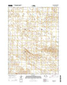 Camp Lake Nebraska Current topographic map, 1:24000 scale, 7.5 X 7.5 Minute, Year 2014