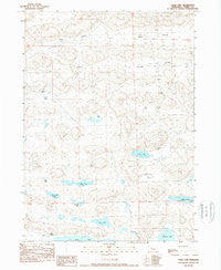 Card Lake Nebraska Historical topographic map, 1:24000 scale, 7.5 X 7.5 Minute, Year 1989