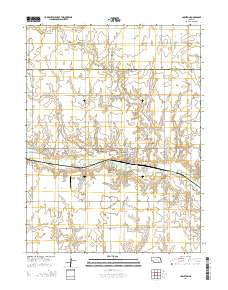 Carleton Nebraska Current topographic map, 1:24000 scale, 7.5 X 7.5 Minute, Year 2014