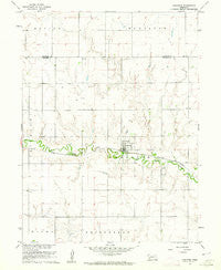 Carleton Nebraska Historical topographic map, 1:24000 scale, 7.5 X 7.5 Minute, Year 1960