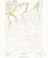 Carns Nebraska Historical topographic map, 1:24000 scale, 7.5 X 7.5 Minute, Year 1949