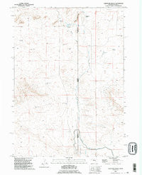 Carpenter Ranch Nebraska Historical topographic map, 1:24000 scale, 7.5 X 7.5 Minute, Year 1990