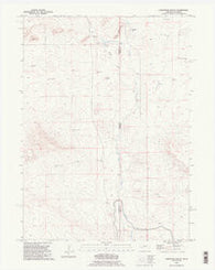 Carpenter Ranch Nebraska Historical topographic map, 1:24000 scale, 7.5 X 7.5 Minute, Year 1990