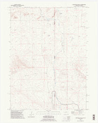 Carpenter Ranch Nebraska Historical topographic map, 1:24000 scale, 7.5 X 7.5 Minute, Year 1990