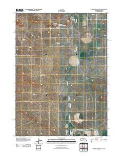 Carpenter Ranch Nebraska Historical topographic map, 1:24000 scale, 7.5 X 7.5 Minute, Year 2011