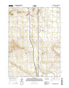 Carpenter Ranch Nebraska Current topographic map, 1:24000 scale, 7.5 X 7.5 Minute, Year 2014
