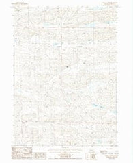 Carrico Lakes Nebraska Historical topographic map, 1:24000 scale, 7.5 X 7.5 Minute, Year 1987