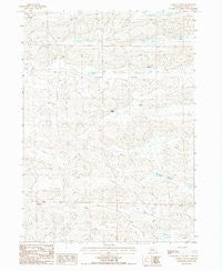 Carrico Lakes Nebraska Historical topographic map, 1:24000 scale, 7.5 X 7.5 Minute, Year 1987