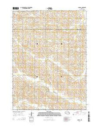 Carroll Nebraska Current topographic map, 1:24000 scale, 7.5 X 7.5 Minute, Year 2014