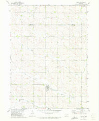 Carroll Nebraska Historical topographic map, 1:24000 scale, 7.5 X 7.5 Minute, Year 1971