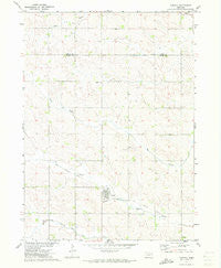 Carroll Nebraska Historical topographic map, 1:24000 scale, 7.5 X 7.5 Minute, Year 1971