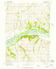 Cedar Creek Nebraska Historical topographic map, 1:24000 scale, 7.5 X 7.5 Minute, Year 1956